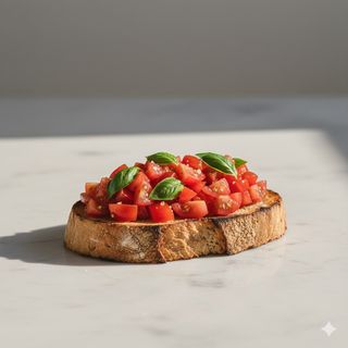 Bruschetta al pomodoro (4 pezzi)