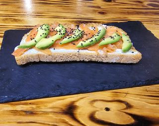 Tosta de Salmón