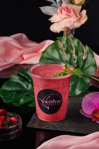 Milkshake cu fructe de padure