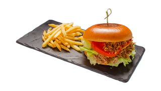 Бургер с дърпано свинско