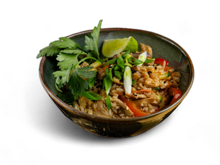 Смажений рис пад тай з телятиною (270г)