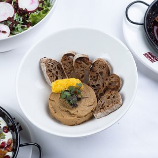 იხვის პაშტეტი ფორთოხლის ჩატნით