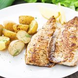 Filet de poisson grillé