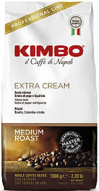 KIMBO  EXTRA CREAM - BEANS 1KG