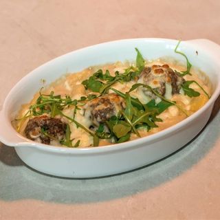 Polpette w sosie śmietanowym z pieczarkami