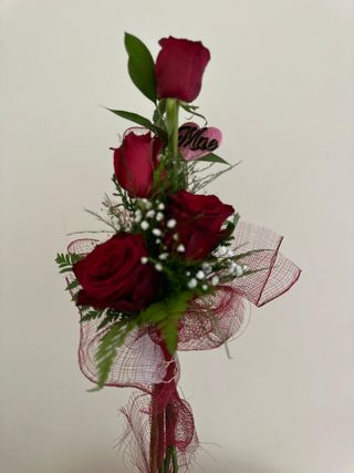 Bouquet 4 Rosas Vermelhas