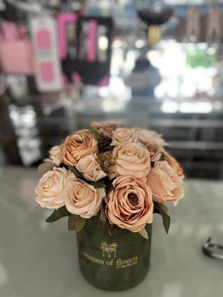 Mini Box Verte Florale