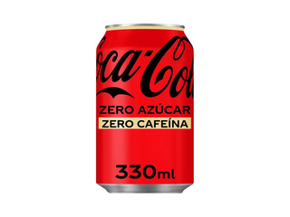 Coca-Cola Zero Azúcar Zero Cafeína lata 330ml.