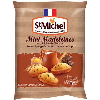 Mini madeleines chocolate