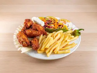 Menú Plato Alitas De Pollo (6 Uds.)