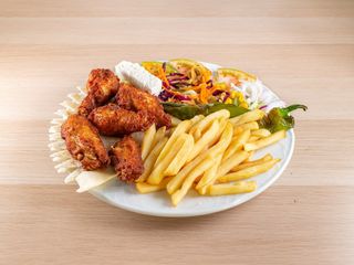 Menú Plato Alitas De Pollo (6 Uds.)