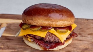 Whisky BBQ smash burger