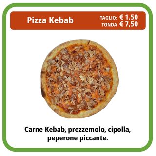 Pizza kebab - normale