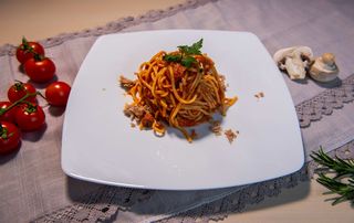 Spaghettini al tonno