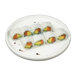 93. Uramaki De Salmón Y Aguacate (8 Uds.)