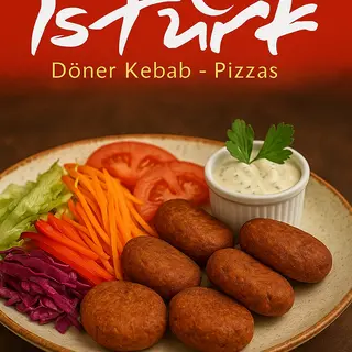 Falafel con ensalada