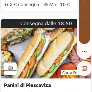 Panino con plescaviza 