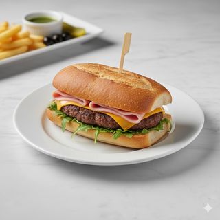 Entrepan De Hamburguesa