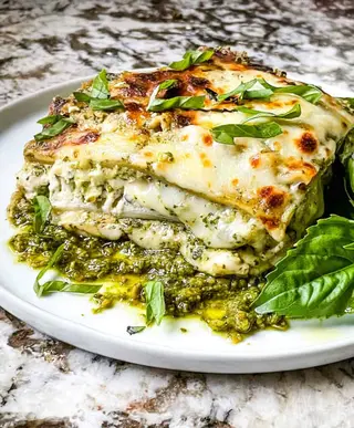 Lasaña De Pesto Genovés