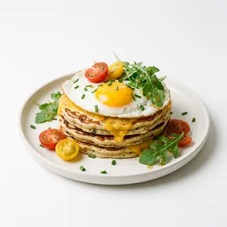Pancakes cheddar wege
