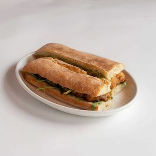 El Vegetarià Amb Albergínia En Tempura