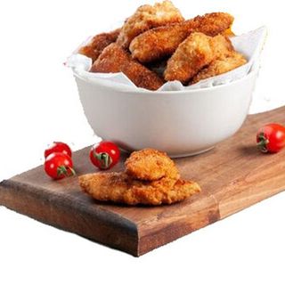 Пилешки хапки с топено сирене