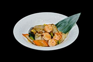 272. Gnocchi di riso con gamberi