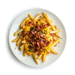 Patatas Fritas, Cheddar Y Bacon