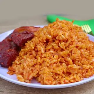 Jollof Rice And Beef
