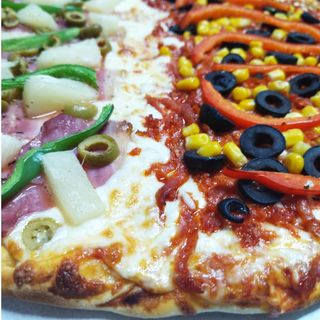 Pizza Sabores de Tortuga Duas Metades