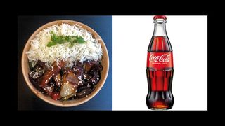 Chilli Potato + Rice + Coca-Cola Łagodny