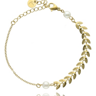 Bransoletka z perłami naturalnymi 