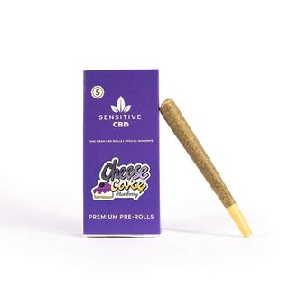Blueberry Cheesecake Preroll Sensitive CBD Cajetilla 5 ud.