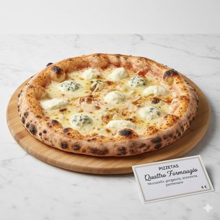 Pizzetas Quattro Formaggio (20 Cm.)