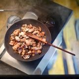 Пържена висменка с гъби (400г)