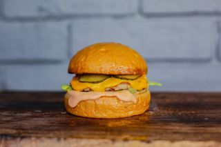 Chick n Cheese single burger