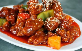 Курица в кисло-сладком соусе