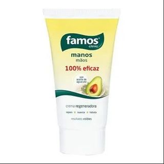 Crema De Manos Regeneradora Para Manos Secas Famos 100 Ml.