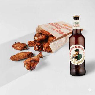 COMBO HOT WINGS & BIRRA MORETTI