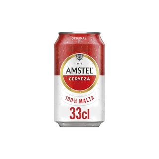 Cerveza Amstel Lata 330 Ml.