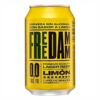 Free Damm Lemon Cerveza 0,0 con limón Lata 33cl