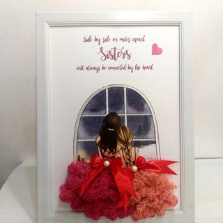 Tablou cu licheni - Surori