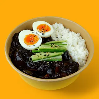 Jjajangbap egg