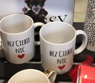 Kubek walentynkowy
