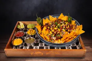 Loaded Nachos con carne