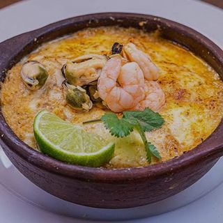 CHUPE DE  LANGOSTINOS