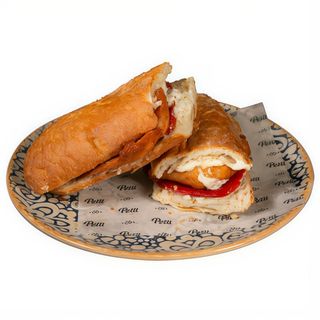 Pollo de corral empanado