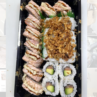 Menú salmón flameado 21 pzas