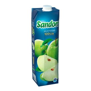 Яблучний сік, 0,95 л, ТМ "Sandora"