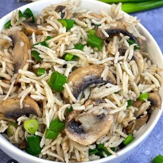 Arroz Basmati Con Champiñones